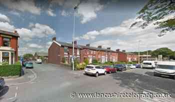 Preston Old Road in Blackburn closed due to crash