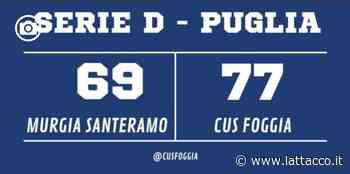 Basket Serie D Cus Foggia corsaro a Santeramo, Virtus sconfitta a Matera - L'Attacco