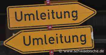 Vollsperrung der B30 bei Oberessendorf ab Montag für drei Tage - Schwäbische