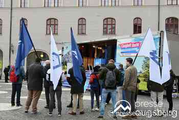 Insgesamt kommen über 4500 Teilnehmer zu verschiedenen Kundgebungen nach Augsburg | Presse Augsburg - Presse Augsburg