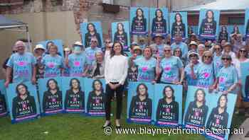 Independent Calare candidate Kate Hook launches Bathurst campaign office - Blayney Chronicle