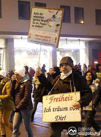 "Montagsspaziergänge" in Mindelheim und Babenhausen wurden ordnungsgemäß angezeigt | Presse Augsburg - Presse Augsburg