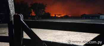 Incendios de gran magnitud se registran en establecimientos ganaderos de Caapucú - Nacionales - ABC Color