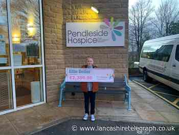 £2,300 is raised by schoolboy Alfie Butler for Pendleside Hospice