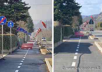 Ciclabile di Ispra, sparisce la fila di cartelli blu - varesenews.it