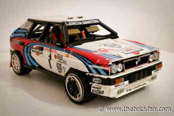 LEGO Ideas Lancia Delta Integrale 16V Rally Car (1990) Achieves 10000 Supporters - The Brick Fan