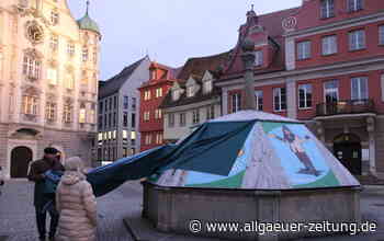 Premiere in Memmingen: Erstmals gibt es einen Fasnetsbrunnen - Allgäuer Zeitung