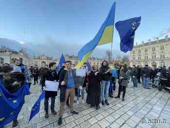 Rassemblement place Stanislas : « les Ukrainiens seront les bienvenus à Nancy » dit Mathieu Klein - actu.fr