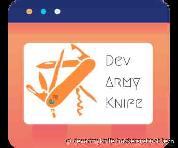 Dev Army Knife - An all-in-one toolkit for daily dev tasks