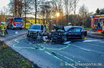 FW Menden: Schwerer Verkehrsunfall mit fünf Verletzten