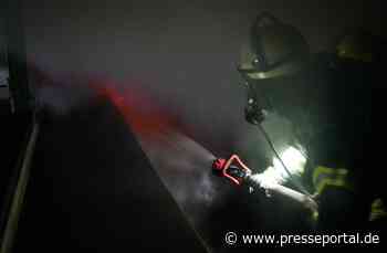 FW Celle: Brennt Unterstand auf Sportplatz Herrenwiese