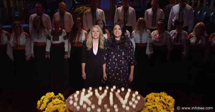 ‘Saturday Night Live’ abrió su show con un coro ucraniano que clamó por la paz - infobae