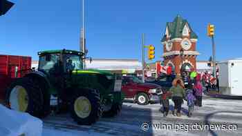 Protesters take to the streets in Steinbach calling for an end to mandates - CTV News Vancouver