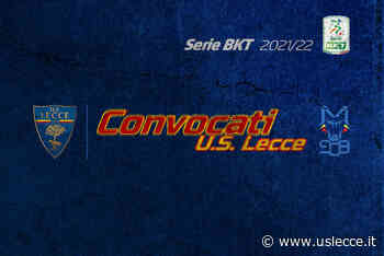 I convocati di Monza - Lecce - US Lecce