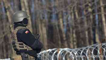 353 Millionen Euro teures Projekt: Polen beginnt Bau von umstrittener Grenzanlage zu Belarus - DER SPIEGEL