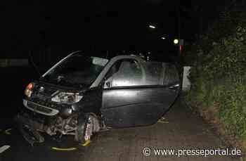 POL-COE: Ascheberg, Davensberger Straße/Betrunken und bekifft in Hecke gefahren - Presseportal.de