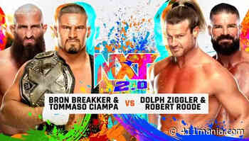 Tag Team Match Official For Next Week's WWE NXT - 411mania.com