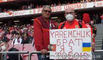 Ukraine's Roman Yaremchuk cries after Benfica fans ovation