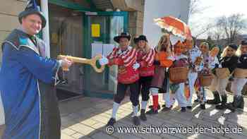 Ruhestörung im Rathaus - Narren entreißen Vöhringer Bürgermeister den Schlüssel - Schwarzwälder Bote
