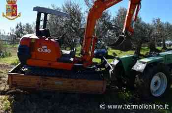 Tentano di rubare un trattore ed un escavatore, ma la Polizia li blocca - Termoli Online