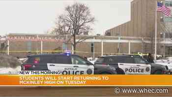 McKinley High School students to return starting Tuesday