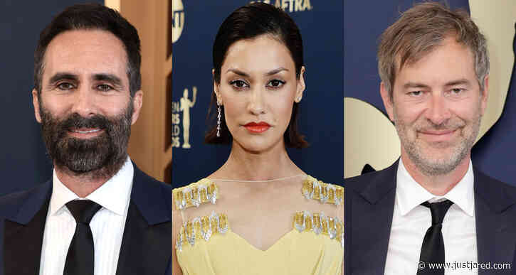 'The Morning Show' Stars Nestor Carbonell, Janina Gavankar, & Mark Duplass Step Out for SAG Awards 2022