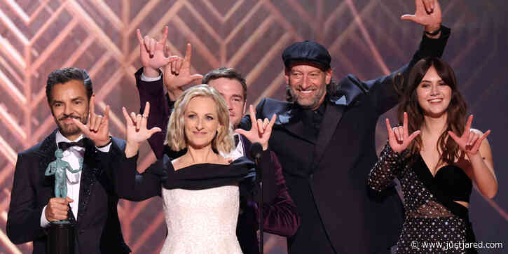 'CODA' Wins Big Prize at SAG Awards 2022 & Marlee Matlin Is Stunned - See The Moment Here!