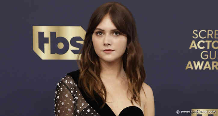 'CODA' Star Emilia Jones Dazzles in Diamond-Covered Sheer Dress at SAG Awards 2022