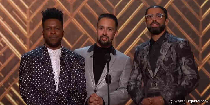 'Hamilton' Alum Lin-Manuel Miranda, Daveed Diggs & Leslie Odom Jr. Reunite to Roast SAG Awards 2022 Nominees
