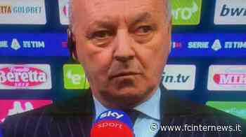 Marotta: "Col Genoa come contro le grandi squadre. Non dobbiamo avere paura a dire di volere lo Scudetto" - Fcinternews.it