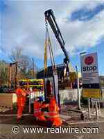 Passenger hand signalling at end of line as Telent installs new request to stop technology