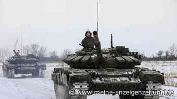 Unbewaffnete Ukrainer stellen sich Panzern entgegen