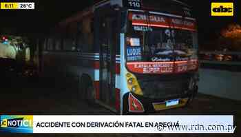 Maniobra imprudente de motociclista ocasiona fatal accidente en Areguá - Resumen de Noticias