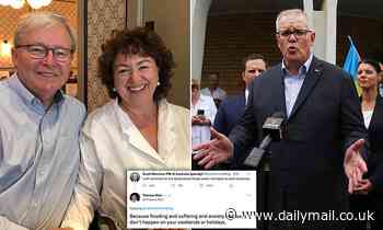 Kevin Rudd's wife Therese Rein is mocked for attacking Scott Morrison parody account - Daily Mail