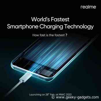 Realme GT NEO3 to have 150W charging