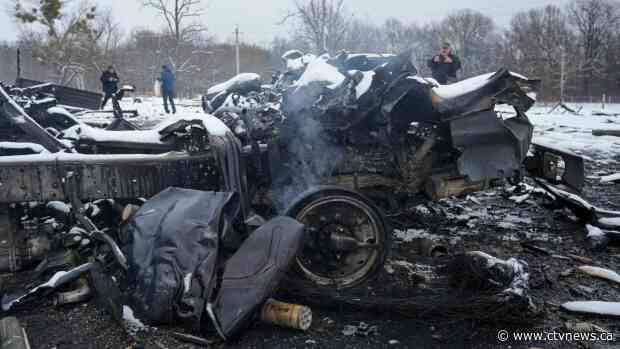 Ukraine slows Russian advance, talks underway in Belarus