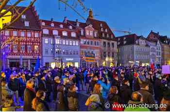 Protest in Coburg - „Putin ist ein Kriegsverbrecher“ - Neue Presse Coburg