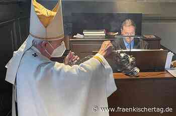 Erzbischof Ludwig Schick kommt nach Steinwiesen um eine neue Orgel für die Kirche einzuweihen. - Fränkischer Tag
