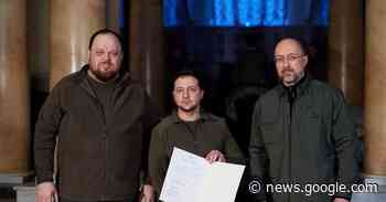 Ukrainian president signs formal request to join the European Union - Reuters