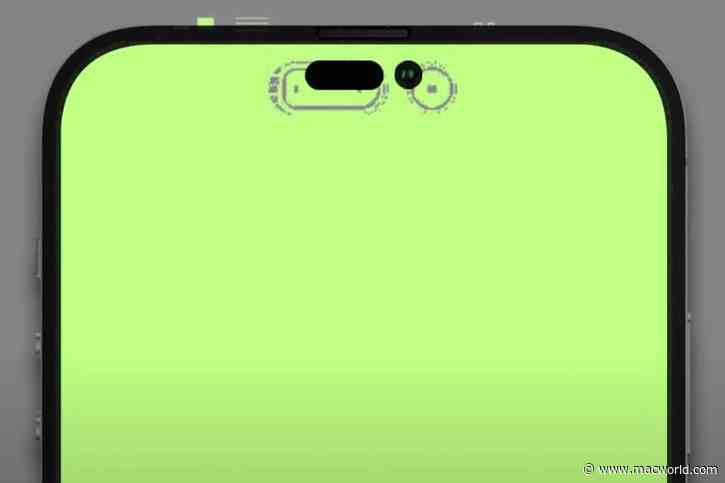 Leaked iPhone 14 Pro schematics show a much bigger camera cutout