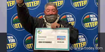 New York man wins $10 million lottery prize — again