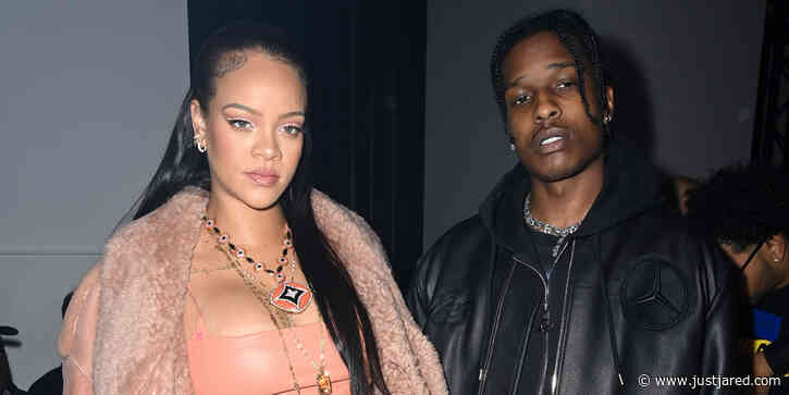 Pregnant Rihanna Steps Out in Chic Style For Off White Fashion Show in Paris With A$AP Rocky