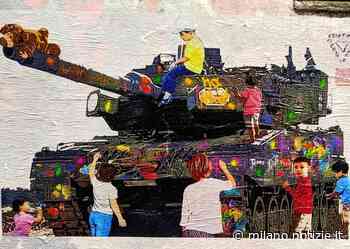 Street art Stop War: l’opera dei “carri disarmati” sui Navigli - Milano Notizie.it