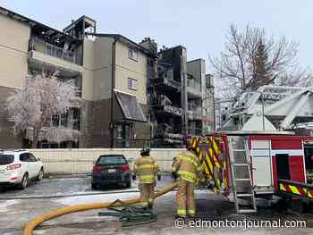 Two hospitalized, condo buildings evacuated in southeast Edmonton fire
