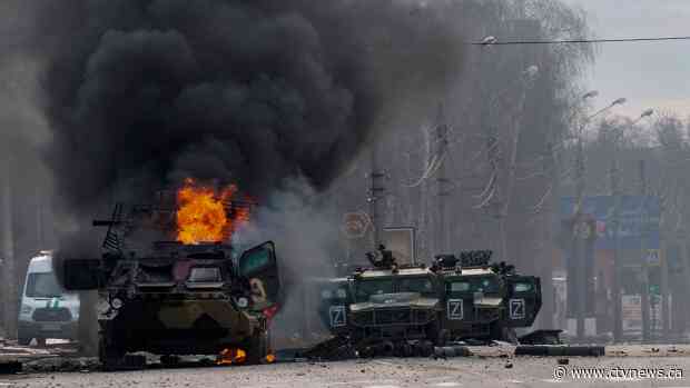 Russian forces shell Ukraine’s second-largest city and menace Kyiv