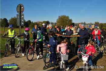 Te Lierde werd het nieuwe fietspad tussen Putse en Langemunte officieel geopend. - nuus.be