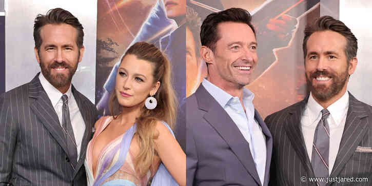 Ryan Reynolds Gets Support from Blake Lively & Hugh Jackman at 'The Adam Project' NYC Premiere!