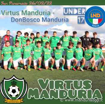ALLIEVI PROVINCIALI - Cinquina della Virtus Manduria nel derby stracittadino contro il Bosco Manduria - ManduriaOggi