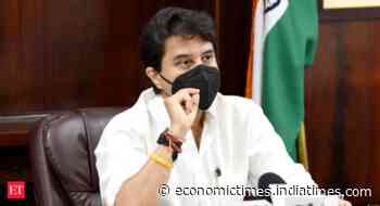 Won't rest till taxes on fuel go down: Aviation Minister Jyotiraditya Scindia - Economic Times