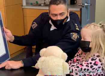 Kamloops, B.C., child honoured for bravery after acting to help injured grandmother - Global News